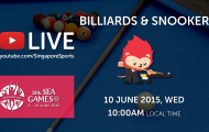 Video trực tiếp SEA Games 28 ngày 10/6: Billiards & Snooker (vòng bán kết)