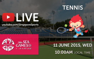 Video trực tiếp SEA Games 28 ngày 11/6: Môn quần vợt