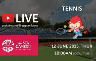 Video trực tiếp SEA Games 28 ngày 12/6: Môn quần vợt