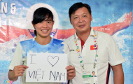 Ánh Viên: 'Anh ngã có đau không?'