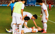 Chùm ảnh: Huy Toàn suýt ngất khi ăn mừng bàn thắng