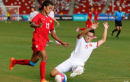Chùm ảnh: U23 Myanmar thắng may, U23 Việt Nam tan giấc mơ hoa