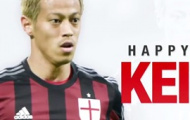 Video: AC Milan chúc mừng sinh nhật Keisuke Honda