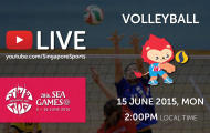 Video trực tiếp SEA Games 28 ngày 15/6: Môn bóng chuyền nam (Việt Nam vs Myanmar)