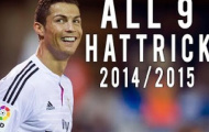 Video: Tất cả 9 hat-trick mùa 2014/15 của Cristiano Ronaldo