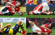 MU và Arsenal “vô đối” Ngoại hạng Anh về chấn thương