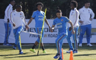 Chùm ảnh: Radamel Falcao trầm ngâm suy tư trong buổi tập của Colombia