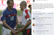 Beckham gọi Zidane là 'thiên tài' trong ngày sinh nhật của huyền thoại người Pháp