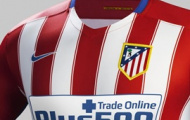 Cận cảnh áo đấu sân nhà Atletico Madrid 2015/16