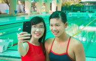 Ánh Viên thích thú khi lần đầu selfie
