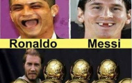 Ảnh chế: Ronaldo và Messi sau khi xem hết phim 'Cô dâu 8 tuổi'