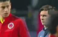 Video: Messi nhìn Rodriguez với ánh mắt hình viên đạn