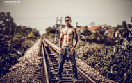 Chùm ảnh: Thủ thành SLNA điển trai, sở hữu body khủng như C.Ronaldo