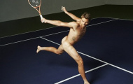 Wawrinka khỏa thân trần trụi trên ESPN