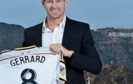 Gerrard khoe áo số 8 trên ngọn đồi Hollywood