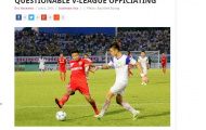 Trọng tài V-League bị 'bêu riếu' trên báo bóng đá danh tiếng châu Á