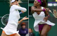 Sharapova đối diện 'bức tường thành' Serena