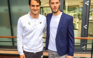 De Gea khoe ảnh chụp cùng Federer ở Wimbledon