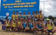 Khai mạc Tour II Giải vô địch bóng chuyền bãi biển toàn quốc 2015