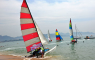 40 tay đua tranh tài tại giải đua thuyền buồm toàn quốc
