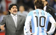 Maradona “vừa đấm vừa xoa” truyền nhân Messi