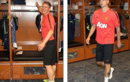 Schweinsteiger hào hứng tập buổi đầu tiên ở M.U