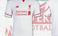 Cận cảnh áo đấu sân khách 'cực chất' của Liverpool mùa giải 2015/16