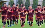 Tuyển Việt Nam hào hứng tập luyện trước trận gặp Man City
