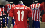 Atletico công bố số áo của 'bom tấn' Jackson Martinez