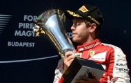 Vettel lên ngôi, Ferrari nhuộm đỏ đường đua Hungaroring