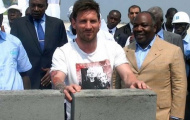 Viên gạch in dấu tay Messi bị đánh cắp