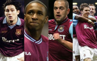 Những ngôi sao trưởng thành từ lò đào tạo West Ham