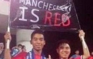 Fan Man United 'troll' Man City ngay tại Mỹ Đình