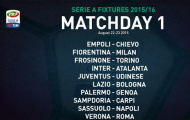Công bố lịch thi đấu Serie A: Hấp dẫn từ vòng đầu