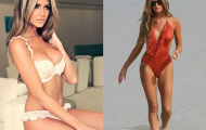 Vẻ sexy khó cưỡng của bà xã ngôi sao bị M.U ruồng bỏ