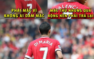 Ảnh chế: Chiếc áo số 7 ma ám ở Man Utd