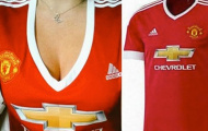 CĐV nữ Man Utd hào hứng với mẫu áo đấu gợi cảm