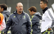 Benitez phủ nhận có 'chiến tranh' với Ronaldo