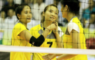 Nhiều nữ tuyển thủ bóng chuyền đuối sức vì quá tải