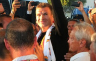 Chùm ảnh: Dzeko đặt chân đến AS Roma