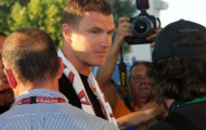 Chùm ảnh: Dzeko đặt chân đến AS Roma