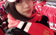 Hot girl Tú Linh và hành trình 16 giờ ô tô tới Old Trafford