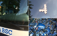 Sốc: Xe buýt của Hertha Berlin bị xả súng