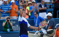 Nishikori và cú đánh khiến 'người khổng lồ' lạc nhịp