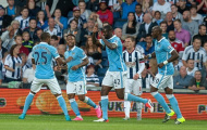 Chùm ảnh: Hạ West Brom 3-0, Man City thách thức toàn cõi Premier League