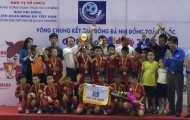 Gia Bảo Hải Dương vô địch giải bóng đá nhi đồng toàn quốc 2015