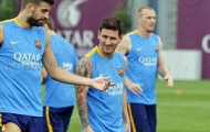 Chùm ảnh: Barcelona tập luyện sẵn sàng cho cú ăn 5