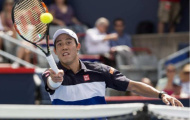 Nishikori gây sốc nặng với cú đứt diểm 'siêu dị'
