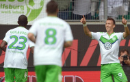 Vòng 1 Bundesliga: Wolfsburg nhọc nhằn 'sống sót' trước Frankfurt