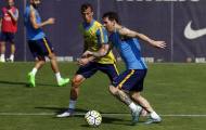 Chùm ảnh: Barcelona tập luyện chờ phục hận Athletic, vắng bóng Pedro